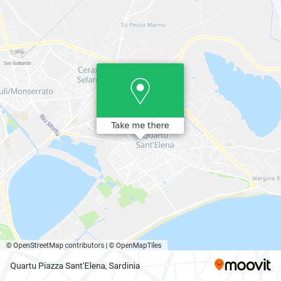 Quartu Piazza Sant'Elena map