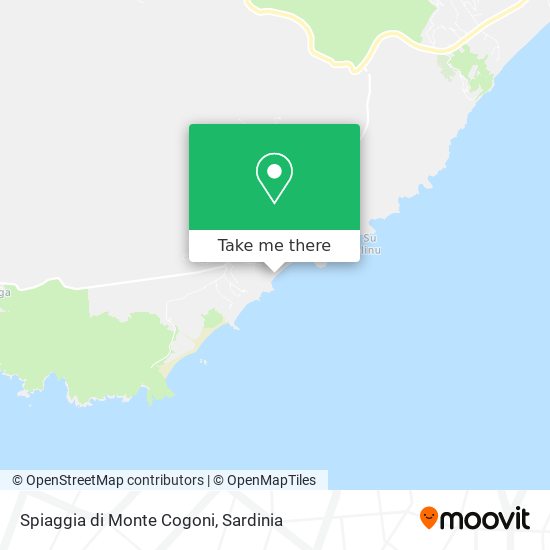 Spiaggia di Monte Cogoni map