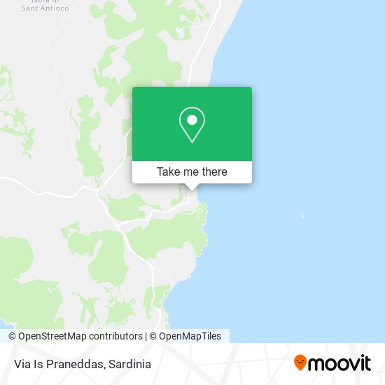 Via Is Praneddas map