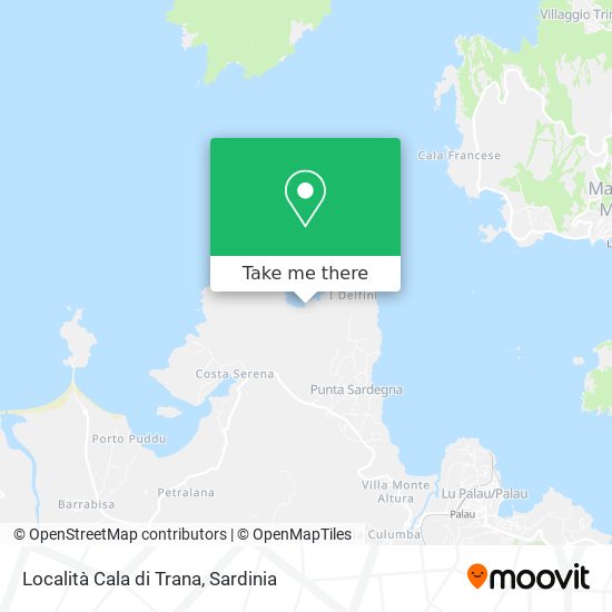 Località Cala di Trana map