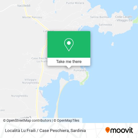 Località Lu Fraili / Case Peschiera map