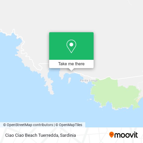 Ciao Ciao Beach Tuerredda map