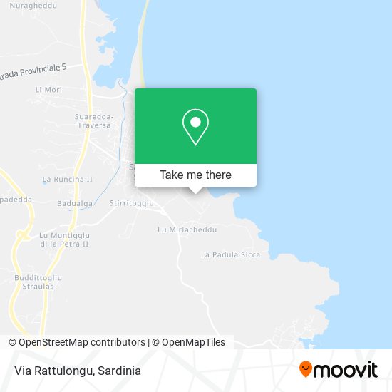 Via Rattulongu map