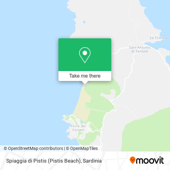 Spiaggia di Pistis (Pistis Beach) map