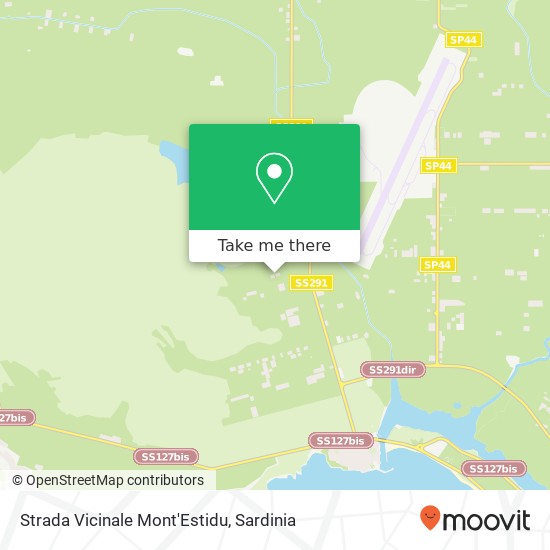Strada Vicinale Mont'Estidu map