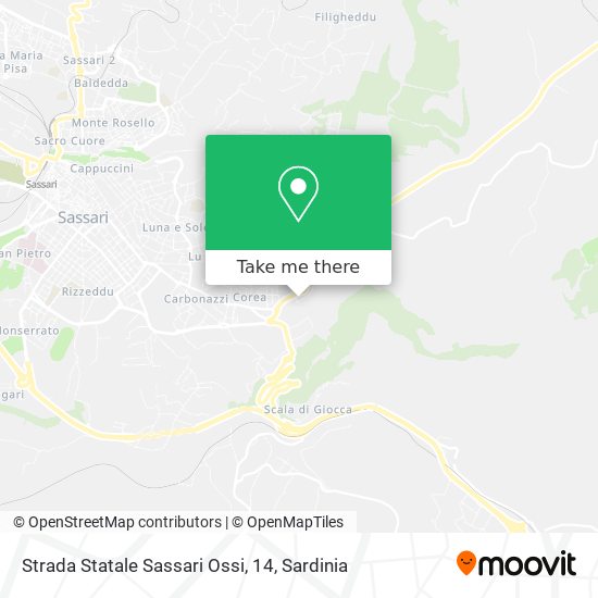 Strada Statale Sassari Ossi, 14 map