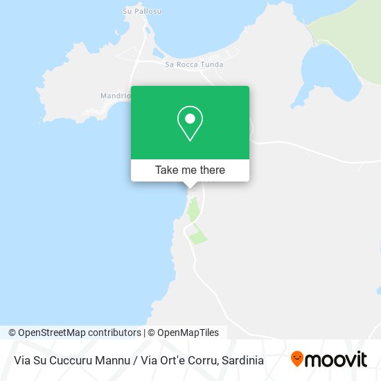Via Su Cuccuru Mannu / Via Ort'e Corru map