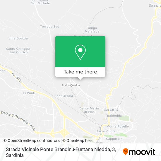 Strada Vicinale Ponte Brandinu-Funtana Niedda, 3 map
