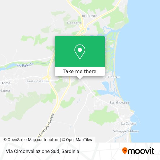 Via Circonvallazione Sud map