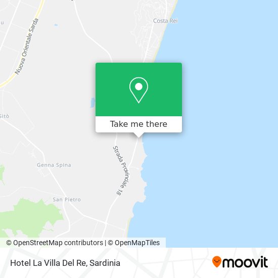 Hotel La Villa Del Re map