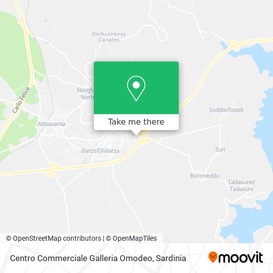 Centro Commerciale Galleria Omodeo map
