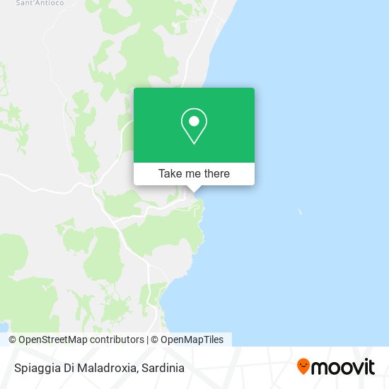 Spiaggia Di Maladroxia map