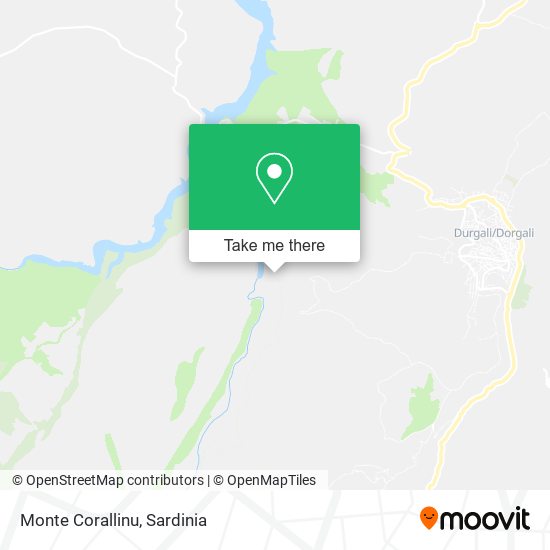 Monte Corallinu map