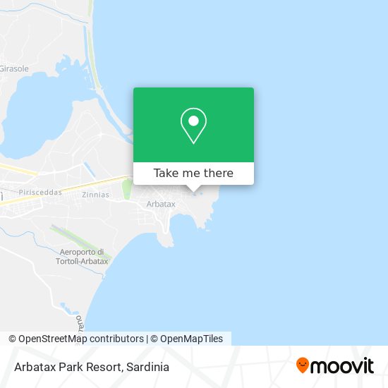 Arbatax Park Resort map