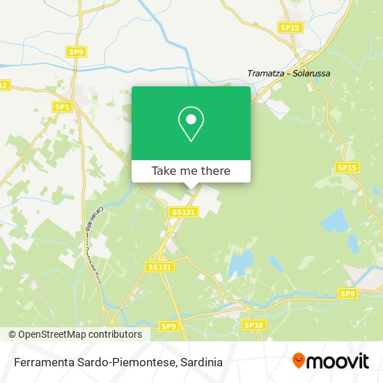 Ferramenta Sardo-Piemontese map