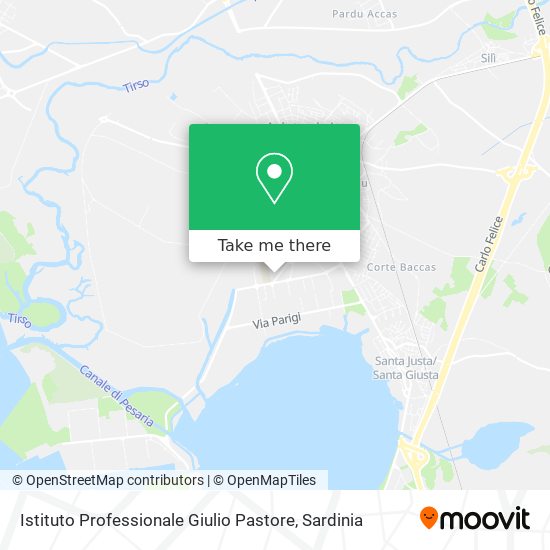 Istituto Professionale Giulio Pastore map