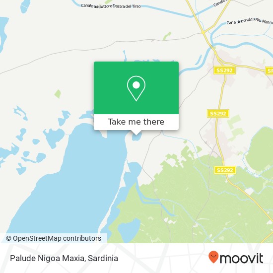 Palude Nigoa Maxia map