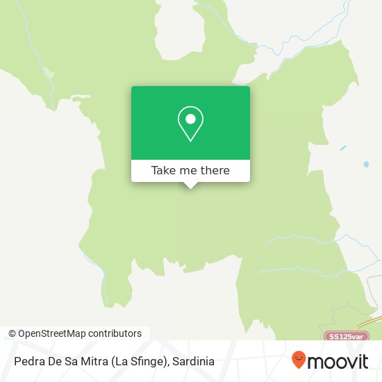 Pedra De Sa Mitra (La Sfinge) map