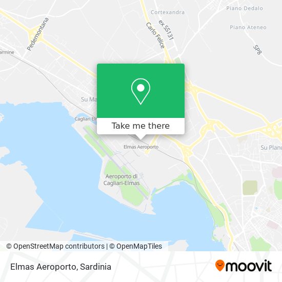 Elmas Aeroporto map