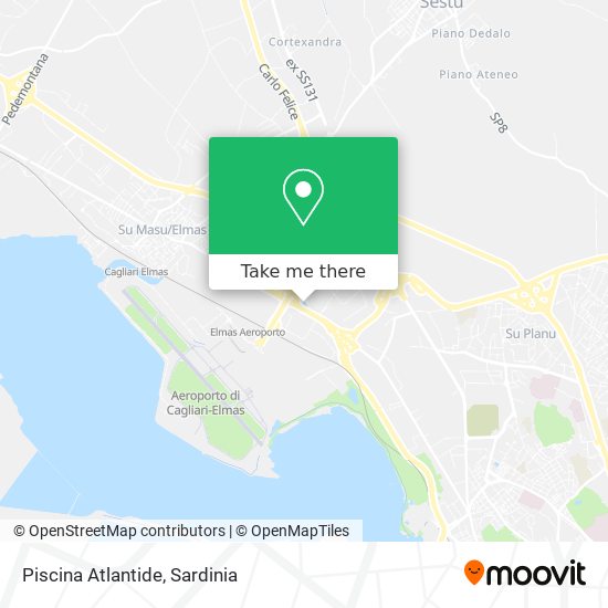 Piscina Atlantide map