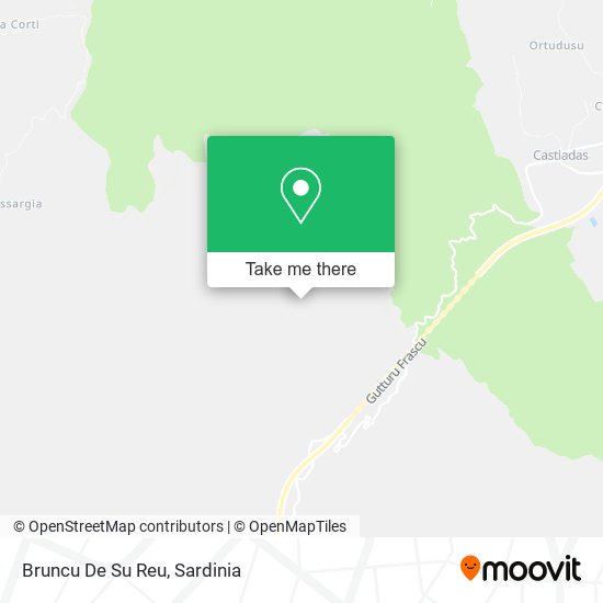 Bruncu De Su Reu map