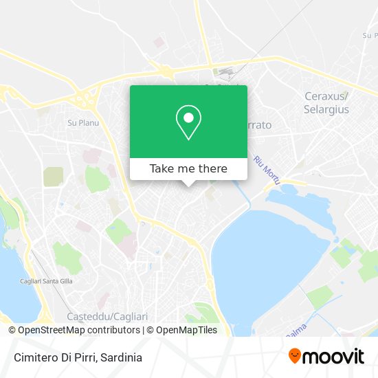 Cimitero Di Pirri map