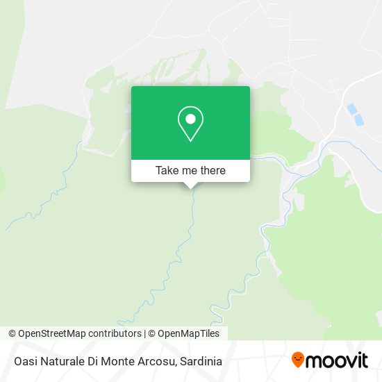 Oasi Naturale Di Monte Arcosu map