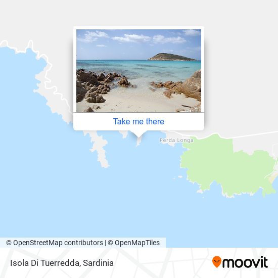 Isola Di Tuerredda map