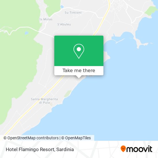 Hotel Flamingo Resort map