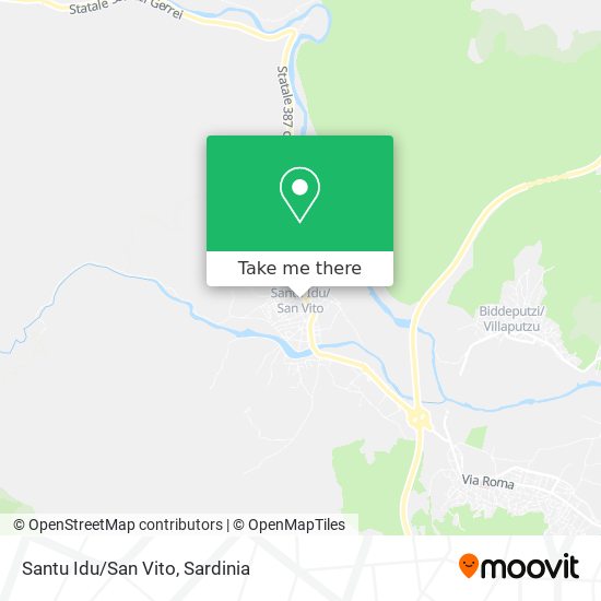 Santu Idu/San Vito map
