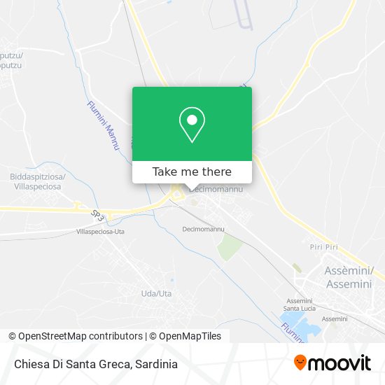 Chiesa Di Santa Greca map