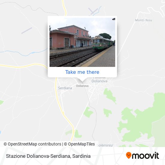 Stazione Dolianova-Serdiana map