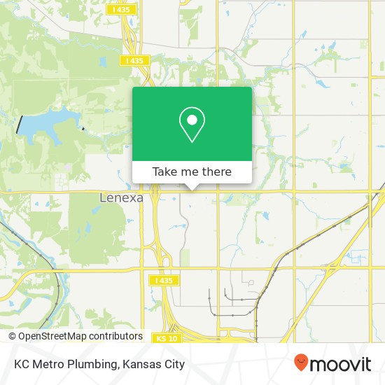 KC Metro Plumbing map