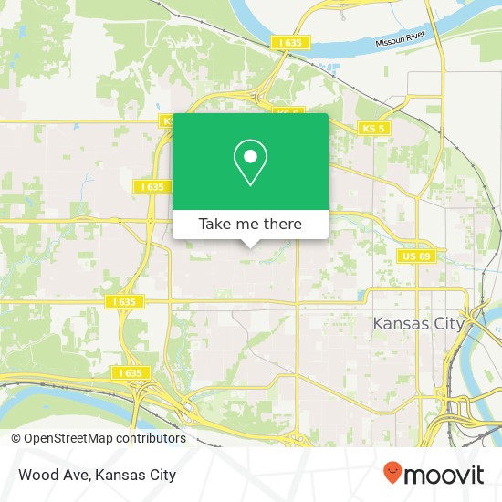 Mapa de Wood Ave