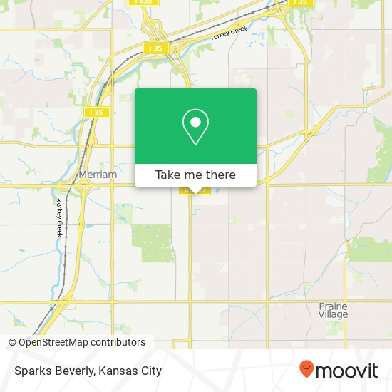 Mapa de Sparks Beverly