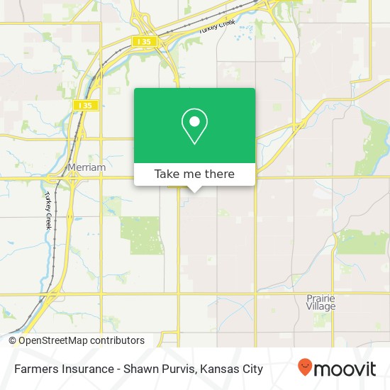 Farmers Insurance - Shawn Purvis map