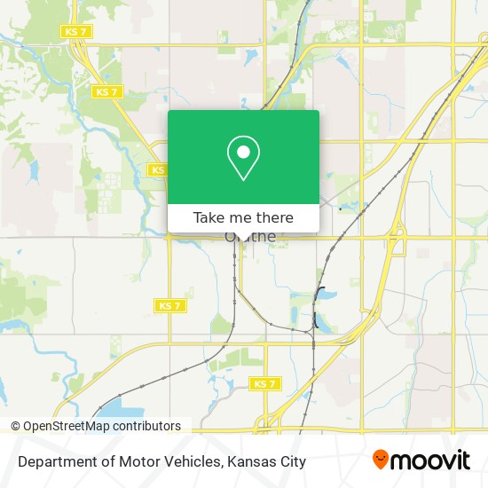 Department of Motor Vehicles map