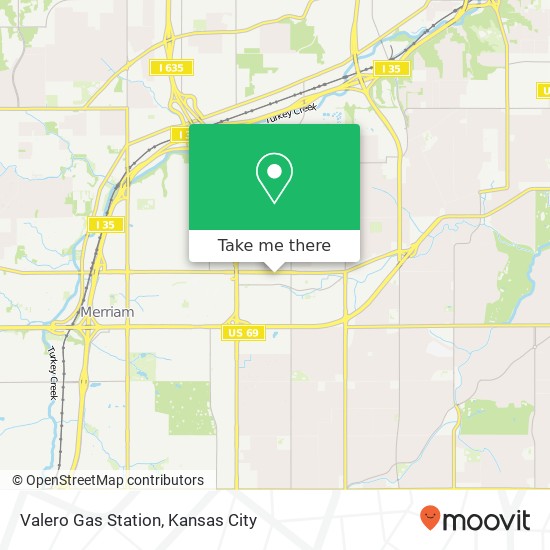 Valero Gas Station map