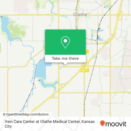 Mapa de Vein Care Center at Olathe Medical Center