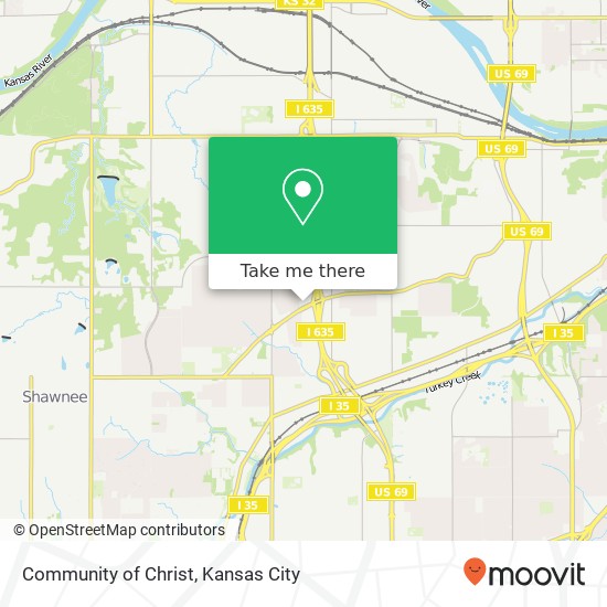 Community of Christ map