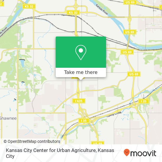 Kansas City Center for Urban Agriculture map