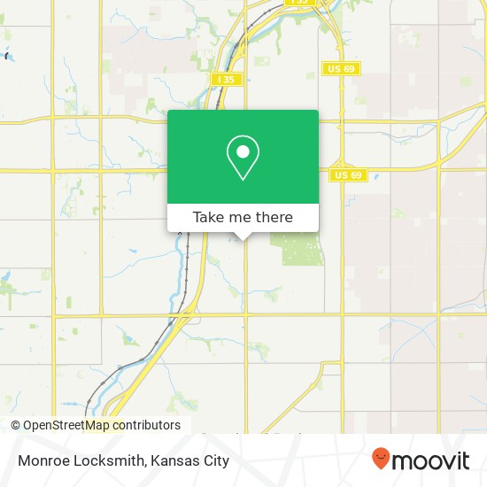 Mapa de Monroe Locksmith