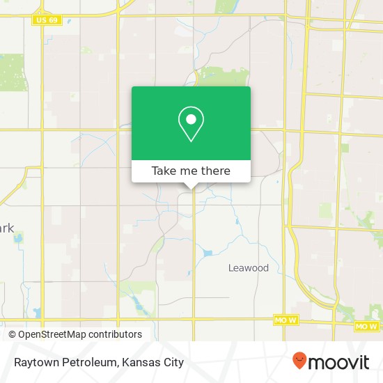 Raytown Petroleum map