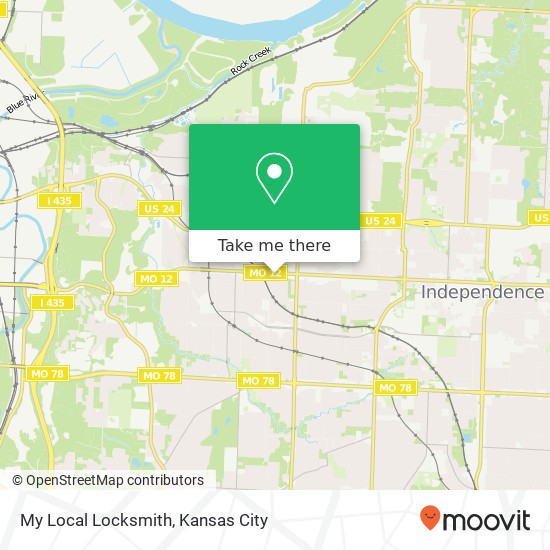 My Local Locksmith map