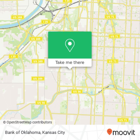 Bank of Oklahoma map