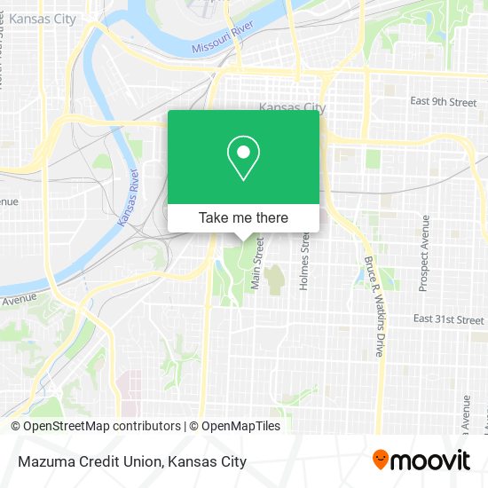 Mazuma Credit Union map