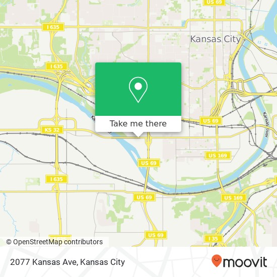 Mapa de 2077 Kansas Ave