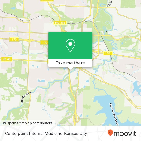 Centerpoint Internal Medicine map