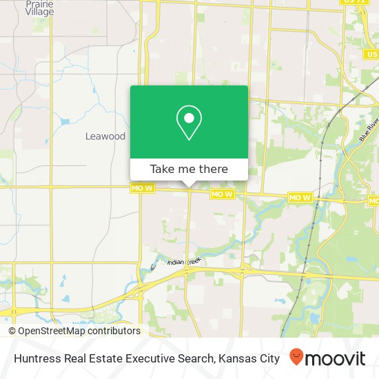 Huntress Real Estate Executive Search map