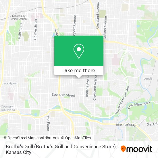 Mapa de Brotha's Grill (Brotha's Grill and Convenience Store)